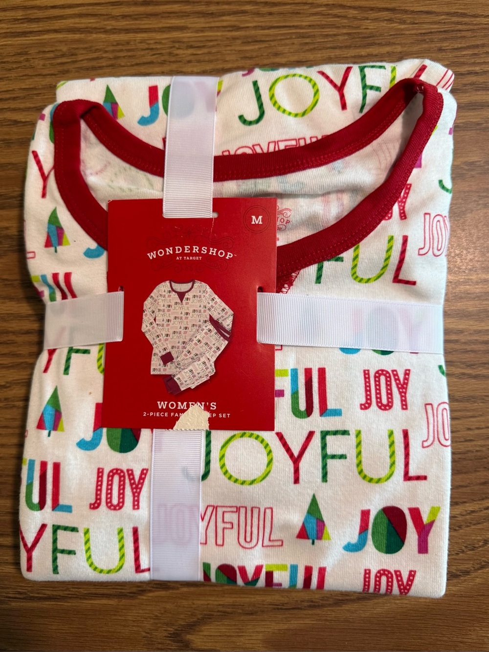 Wondershop Womens Holiday Joyful Print Matching Family Pajama Set Size M